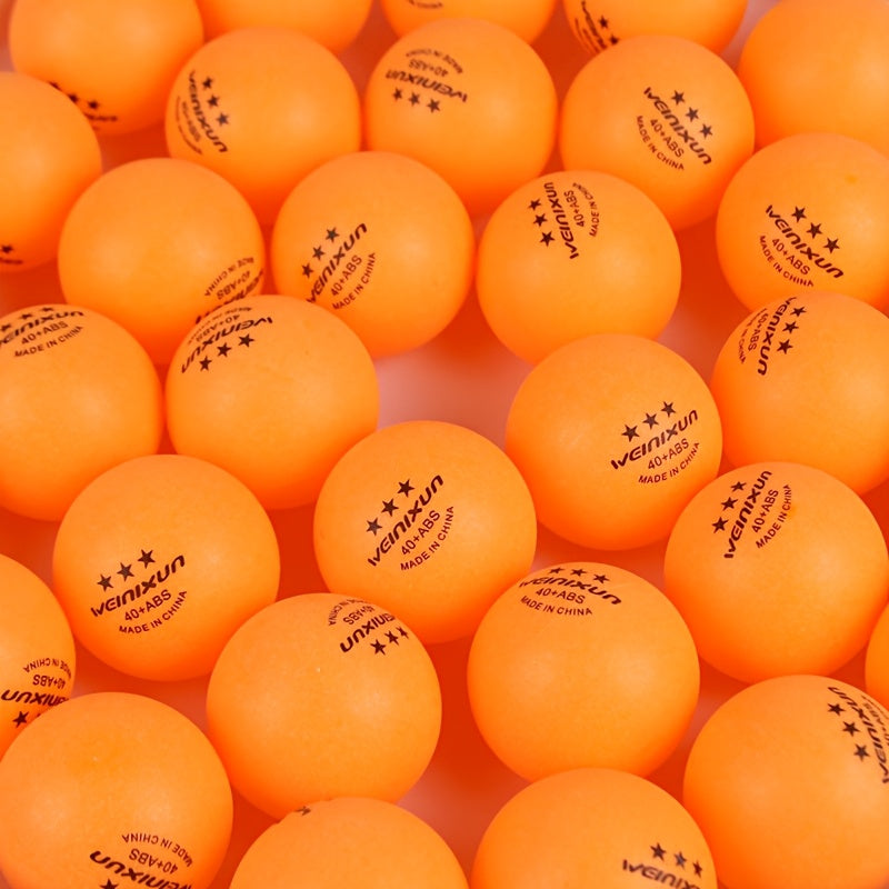 5 Table Tennis Balls, Three-star Table Tennis Balls, Suitable for More Than 50 Kinds of Table Tennis Competitions and Recreational Activities, ABS Material Table Tennis Balls