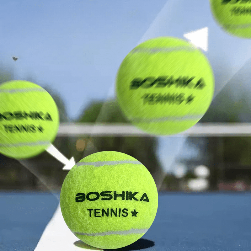 2-Pack High-Elastic And Durable Tennis Balls for Beginners, Suitable for Training, Fitness And Pet Massage, Suitable for Youth Competitions