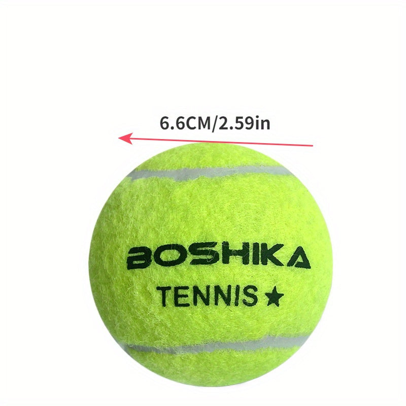 2-Pack High-Elastic And Durable Tennis Balls for Beginners, Suitable for Training, Fitness And Pet Massage, Suitable for Youth Competitions