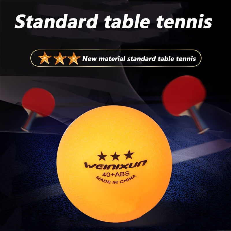 20 Table Tennis Balls, 3-Star Ping Pong Balls, Suitable for More Than 50 Table Tennis Competitions And Recreational Activities, ABS Material Table Tennis Balls, Game Supplies