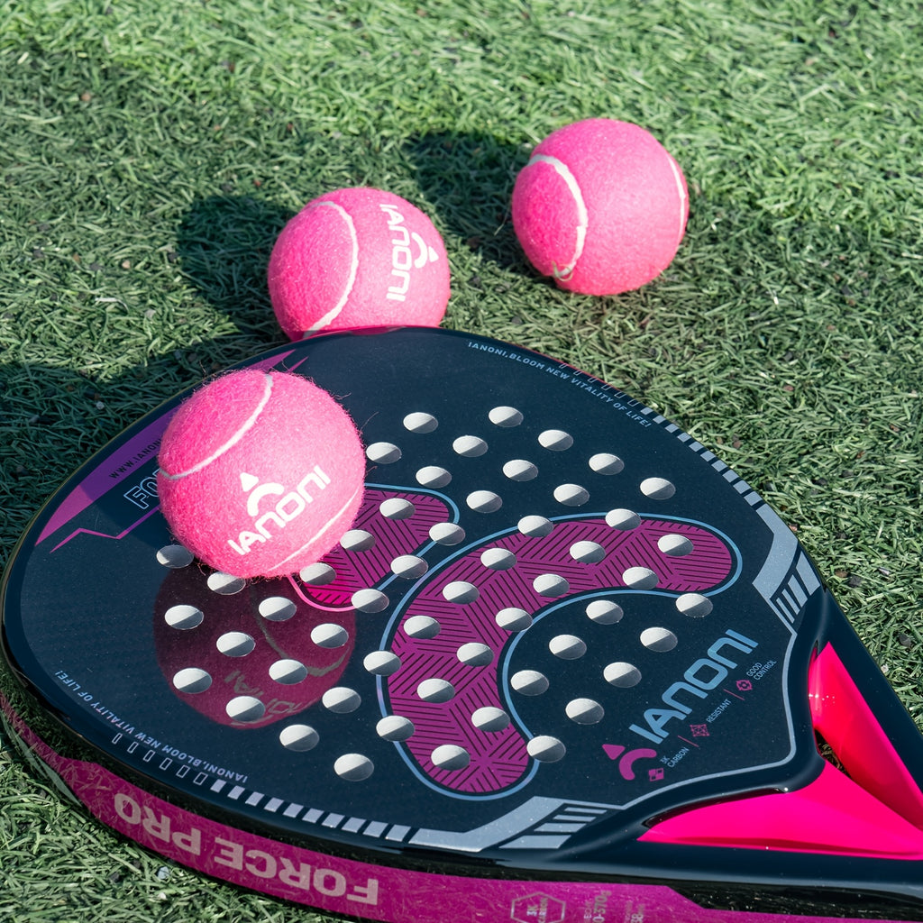 3pcs IANONI Padel Balls Tennis Ball 45% Wool Outdoor Sports Professional Presurizador Pelotas Padel