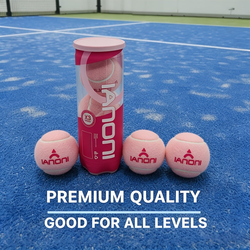 3pcs IANONI Padel Balls Tennis Ball 45% Wool Outdoor Sports Professional Presurizador Pelotas Padel