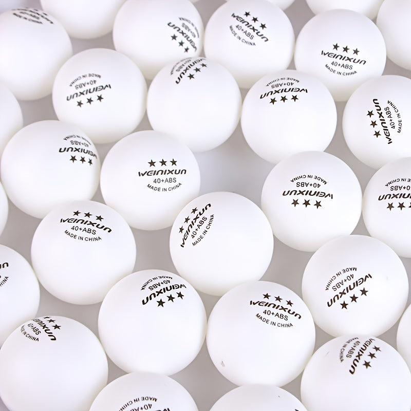 5 Table Tennis Balls, Three-star Table Tennis Balls, Suitable for More Than 50 Kinds of Table Tennis Competitions and Recreational Activities, ABS Material Table Tennis Balls