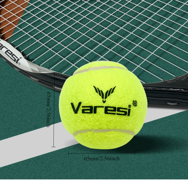 3pcs Wear-Resistant, High-Elasticity, Impact-Resistant Rubber Tennis Balls for Training and Matches. Professional High-Elasticity Training Tennis Balls Suitable for Indoor and Outdoor Use by Beginners and Competitors