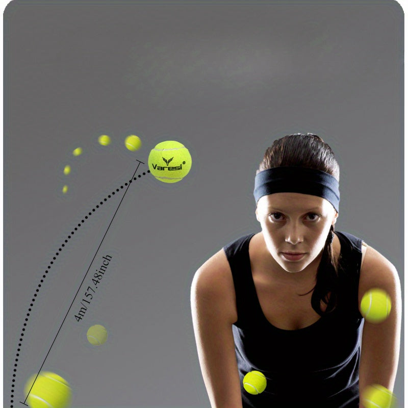 3pcs Wear-Resistant, High-Elasticity, Impact-Resistant Rubber Tennis Balls for Training and Matches. Professional High-Elasticity Training Tennis Balls Suitable for Indoor and Outdoor Use by Beginners and Competitors