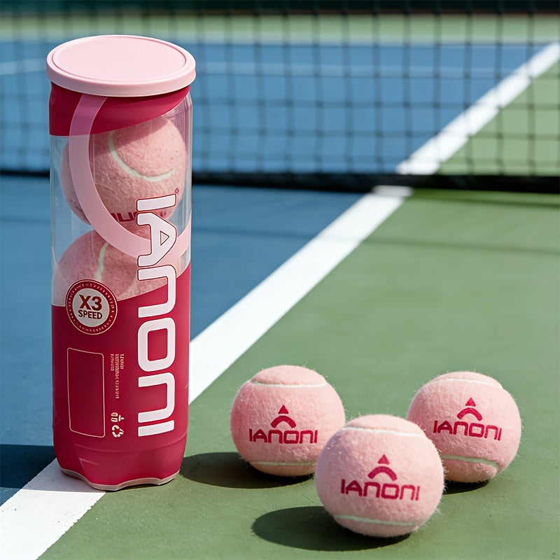 3pcs IANONI Padel Balls Tennis Ball 45% Wool Outdoor Sports Professional Presurizador Pelotas Padel
