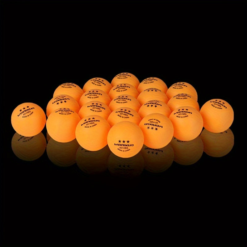 20pcs Table Tennis Balls, 3-Star Table Tennis Balls, Over 50 Table Tennis Competitions and Recreational Games, ABS Table Tennis Balls, Games, DIY