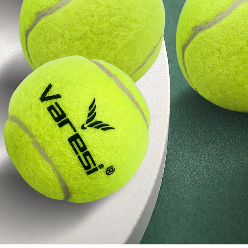 3pcs Wear-Resistant, High-Elasticity, Impact-Resistant Rubber Tennis Balls for Training and Matches. Professional High-Elasticity Training Tennis Balls Suitable for Indoor and Outdoor Use by Beginners and Competitors