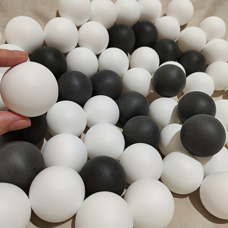 50\u002F15pcs of White Or Colorful Ping Pong Balls Suitable for Pets, Available in Multicolor Or White Plastic for Table Tennis, Perfect for Christmas Decorations, 40Mm Washable Colored, Black And White Ping Pong Balls Ideal for Art Projects