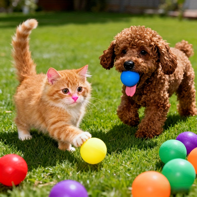 50\u002F15pcs of White Or Colorful Ping Pong Balls Suitable for Pets, Available in Multicolor Or White Plastic for Table Tennis, Perfect for Christmas Decorations, 40Mm Washable Colored, Black And White Ping Pong Balls Ideal for Art Projects