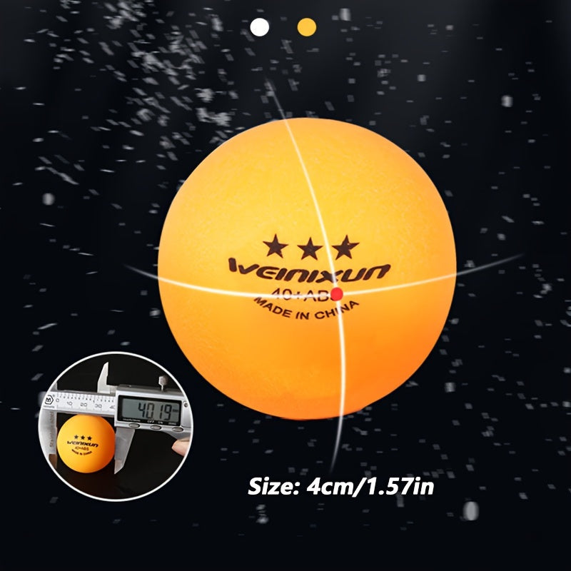 20 Table Tennis Balls, 3-Star Ping Pong Balls, Suitable for More Than 50 Table Tennis Competitions And Recreational Activities, ABS Material Table Tennis Balls, Game Supplies