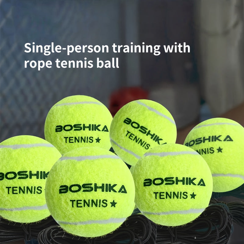3pcs Tennis Balls with String, High Bounce, Durable, for Single Player Training, Weekend Fitness, Daily Exercise, and Regular Workouts