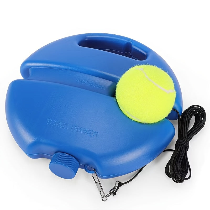 Adult Tennis Beginner Training Equipment, Tennis Ball with Rope Rebound, Outdoor Sports Tennis Single Training, Sand Stone Water Filling Base Stable Ground Non-Moving, Holiday Gift for Friends, Lovers