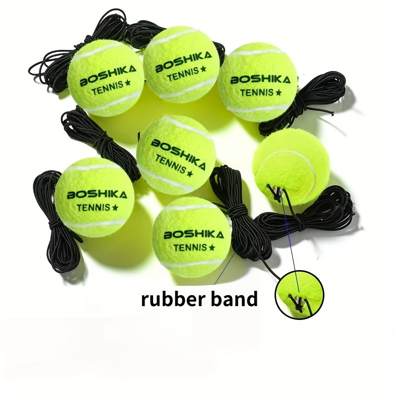 3pcs Tennis Balls with String, High Bounce, Durable, for Single Player Training, Weekend Fitness, Daily Exercise, and Regular Workouts