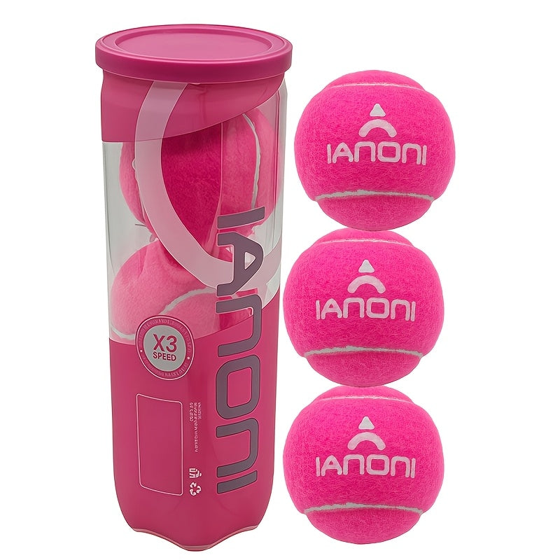 3pcs IANONI Padel Balls Tennis Ball 45% Wool Outdoor Sports Professional Presurizador Pelotas Padel